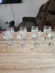 Small Cordial Glasses Set Of 8