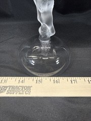 Bacchante Frosted Nude Stem Champagne Tall Sherbet Glass 5 3/4″ Mid Century VTG