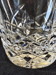 Waterford Crystal ARAGLIN Old Fashioned 9 Oz Rocks Glass Set of 2 Ireland