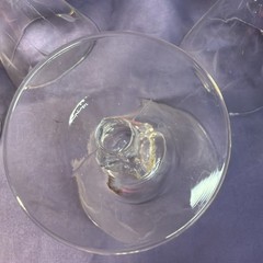 Libbey Simplicity Water Goblets Set Of 4 Stemmed Glasses Etched In Cattails Leaf