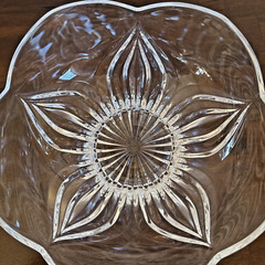 CRISTAL D’ARQUES Crystal Fruit Center Piece 9.5″ Bowl ANCONA