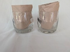 Set of 2 Jack Daniel’s Old No 7 Gold Medal St Louis Expo 1904 Rocks Glasses