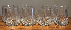 Cristal D’Arques Brighton DOF Rocks Glasses Set 8 Clear Weighted Tumblers 10 oz