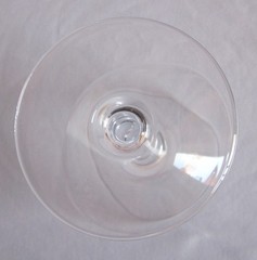 Wine Tasting Goblet Glass Mikasa Oenology Open Up Pattern 7″