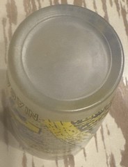 New York State Map Souvenir Frosted Drinking Glass Tumbler Vintage Niagara Falls