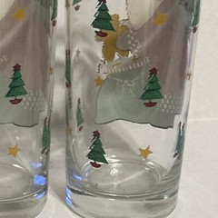 SET OF 2 SAKURA DEBBIE MUMM MAGIC OF SANTA TUMBLERS 16 OZ