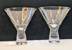 2 Rosenthal Champagne Flutes weighted base Glasses 5 1/2”