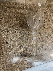 Gorham ROSEWOOD Clear Cut Crystal Wine Glasses 7 & 7/8 in. 1999-2006