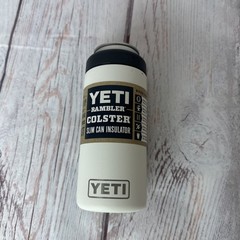 YETI Rambler Colster 12 oz Slim Can Cooler Insulator – White NEW 100% AUTHENTIC