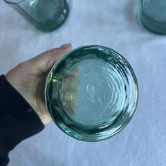 VTG Set Of 4 – Anchor Hocking Essex Rocks/Lowball Geometric Glasses