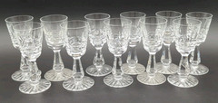 Waterford Crystal KYLEMORE Pattern Lot of 11 Cordial Glasses