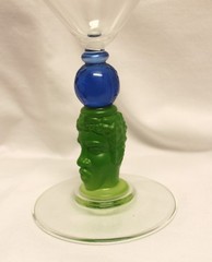Richard Jolley Martini Glass Sapphire Bombay Gin 1996