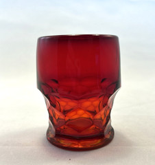 Cambridge Georgian Ruby 2 1/2 Oz Flat Tumbler Glass 2 5/8 inch