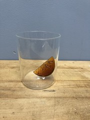 Maison Balzac Apéritif Gobelets (Orange) Single Glass