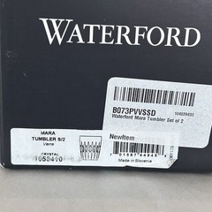 Waterford Crystal Mara Crystal Tumblers New In Box (Set Of 2)