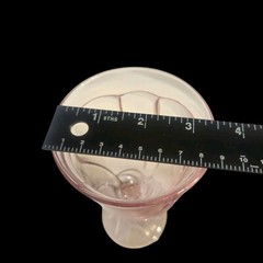 Vtg Noritake Sweet Swirl Wine Glass 8oz Pink Water Iced Tea 7.5″ Goblet Japan
