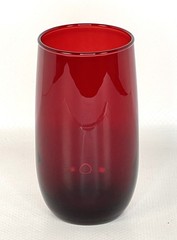 VTG Anchor Hocking Royal Ruby Red Tumblers Set of 4 12oz Glasses 5″ Tall MCM