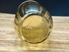 Anchor Hocking Regal Gold Honey Swirl Tumblers Vintage Set of Two (2)
