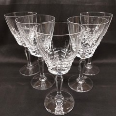 Chateaudun by Cristal D’Arques – Water Goblet or Wine Glass Set of 5