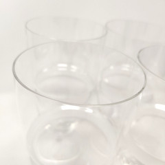 SET OF 4 Vera Wang Wedgwood St. Tropez Water Ice Tea Glasses Goblets Party Event