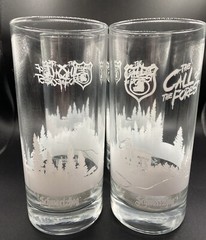 4 Schwartzhog Call Of The Forest Krauter Liquor Hardenberg Castle 12 Oz Glasses