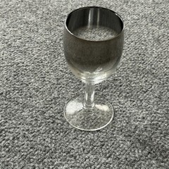 Set of 4 Smoke Ombré Wine Glasses Gray Gradient Vintage Stemware MCM Mid Century
