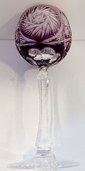 Amethyst Water Goblet By Unknown Manufacturer 7 3/4″