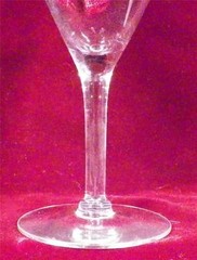 4 Tiffin Water Goblets Clear Elegant Glass Stem 14196 Optic Needle Etch 259