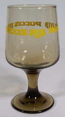 1 Pair of Pucci’s Pub Beer Wine Cocktail Drink Glasses Vintage MCM