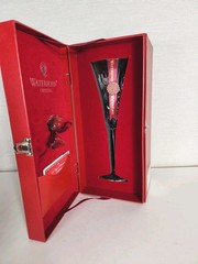 Waterford 12 Days of Christmas 3 Three French Hens Crystal Champagne Flute New