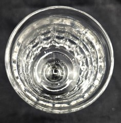 U.S. Glass Co. No. 15032 Teardrop and Thumbprint 4″ Wine c.1895 EAPG Clear Glass