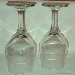 Pair Libbey Estate Wine Glasses 3364 Chip Resistant Crystal Clear 8.5oz