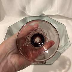 Indiana Glass Amethyst Tiara Purple 6.25” Footed Ice Tea Tumbler Glass