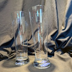 Mikasa Pilsner Glasses Laura Set of 2 22oz Clear European-Made Dishwasher Safe