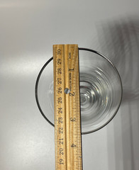 Gorham Crystal Cavalier Water Goblet Glass with Wide Platinum Rim