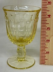 7 NWT Noritake Provincial Yellow Wine Glasses 4 5/8″ Japan