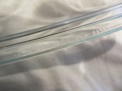 Pyrex Replacement Lid Roundish Rectangular with Crescent Handle ID: C 624