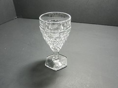 Fostoria American Wine Stem #2056 Clear 4 1/2″ T ca 1915-1982
