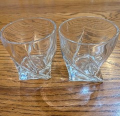 Mikasa Crystal Motion Double Old Fashioned Glasses – Set of 2 Barware