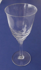 Pair of Cristal de Sevres Hanae Mori «Butterfly» Wine Glasses – 7-5/8″