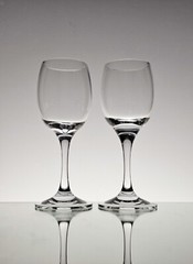 Timo Sarpaneva Iittala Pair of shot glass cordial «Kolibri» Iiittala Finland