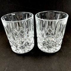 Nachtmann Noblesse Collection Single Old Fashioned Crystal Glasses Set Of 2