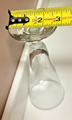 Vtg Javit Crystal 4 Clipper Schooner Sailing Ship Glasses Nautical Pilsner Beer