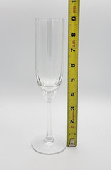 Set of 2 Crystal VILLEROY & BOCH OCTAVIE Champagne Flutes Glasses 8.75″ Tall