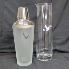 Grey Goose Shaker and Pitcher Bar Set for Shaken or Stirred Drinks