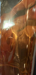 Vintage Jeannette Hex Optic/Honeycomb Peach Luster Carnival Glasses Set of 6