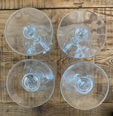 Baccarat Crystal Capri Optic Water Goblets 6 5/8″ Set of 4 Mint