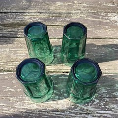 Libbey Glass Company Set of Four 14oz Tumbler Gibraltar Juniper