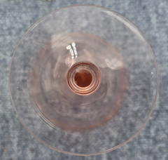 Vintage Tiffin US Glass Pink Depression Modernistic Etch Champagne Coupe Glasses
