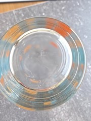Vintage Libbey Retro Polka Dot Drinking Glass Retro Tumbler